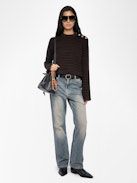 Maglione Spiky - Pull marinaro a righe con bottoni ali.