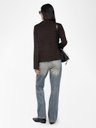 Maglione Spiky - Pull marinaro a righe con bottoni ali.
