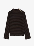 Maglione Spiky - Pull marinaro a righe con bottoni ali.