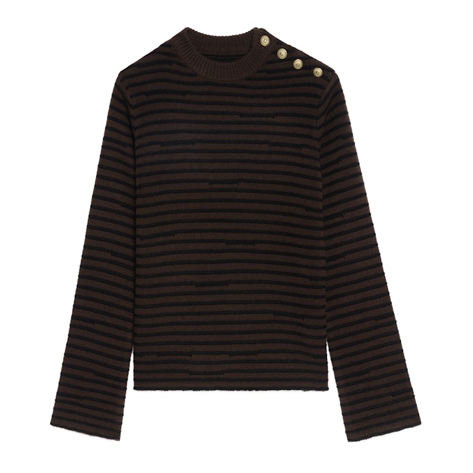 Pull Spiky Dark Chocolate - Taille S - Zadig & Voltaire - Modalova