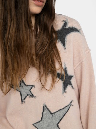 Maglione Markuz 100% Cashmere - Maglione girocollo con stella intarsia.