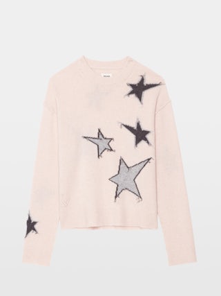 Maglione Markuz 100% Cashmere - Maglione girocollo con stella intarsia.