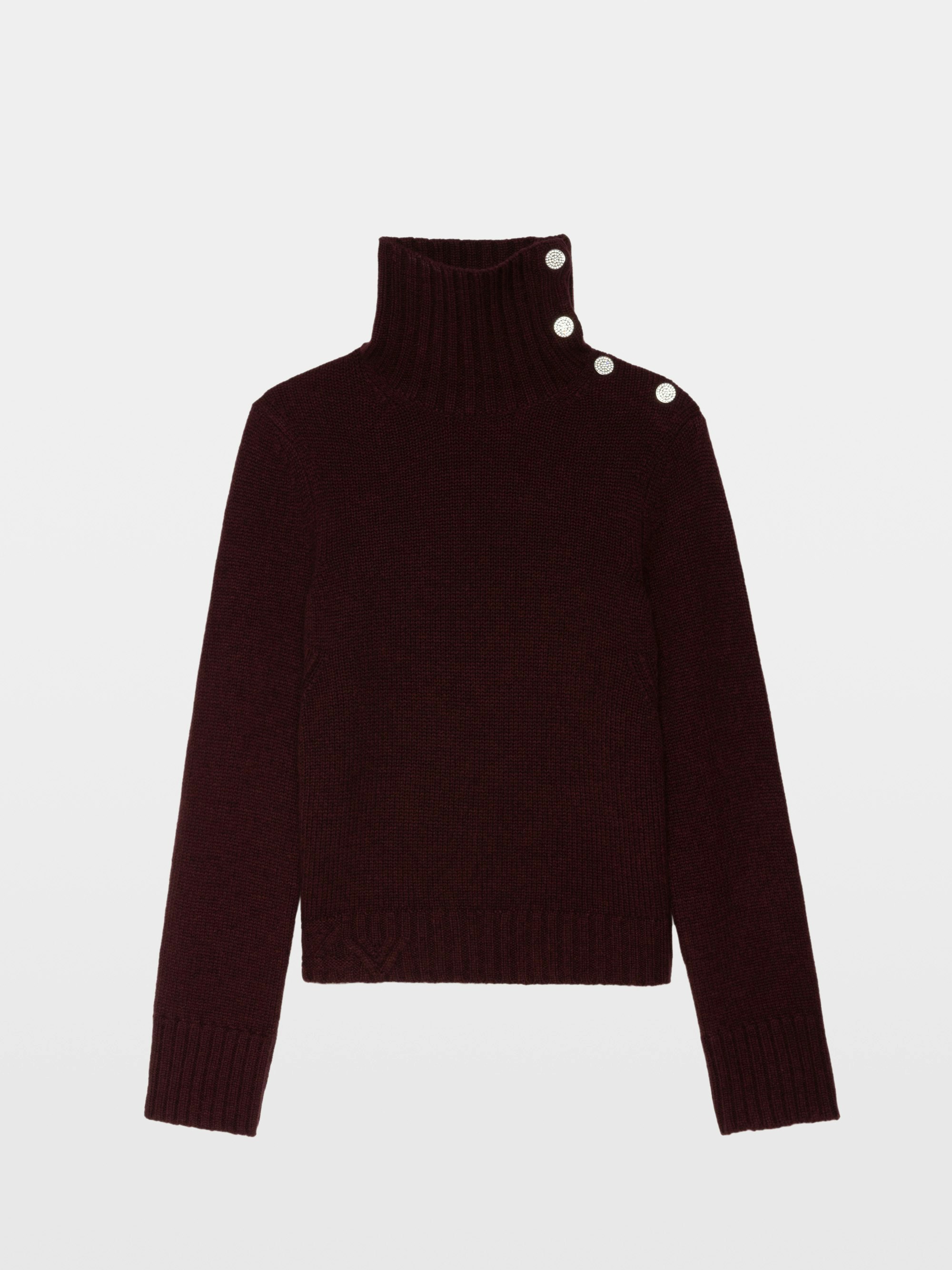 Alma Cashmere Sweater in Ink Blue | Zadig&Voltaire