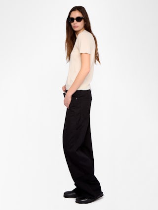 Idal Jumper 100% Cashmere - Short-sleeved jumper with round neckline featuring intarsia and rhinestones.