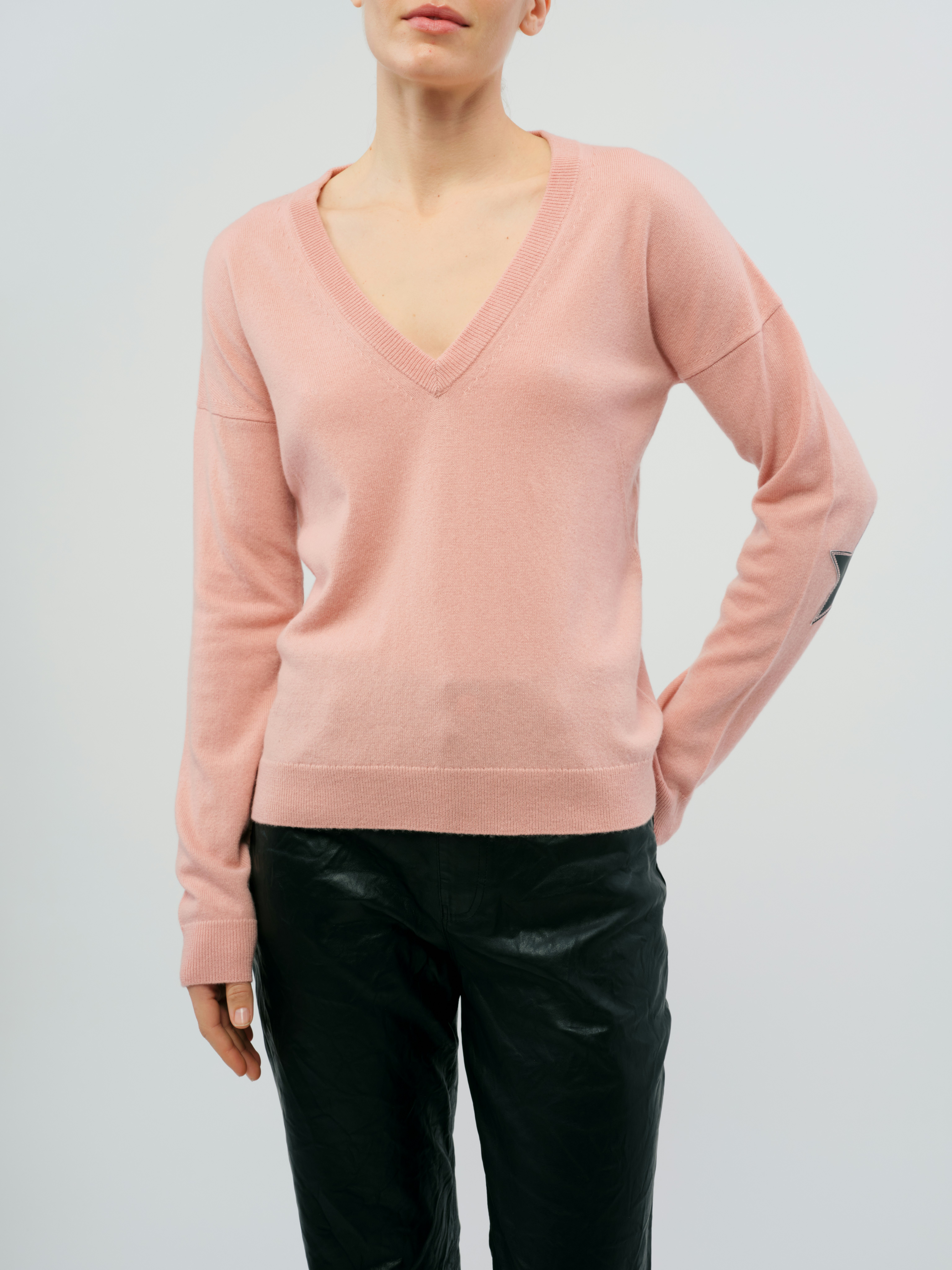 Vivi Patch Sweater - Cozy sweater with playful patch accents.