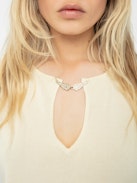 Sayani Top - Knit top with wing closure.