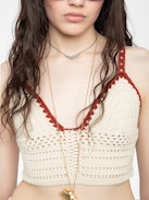 Taly Top - Women's crocheted tank top.