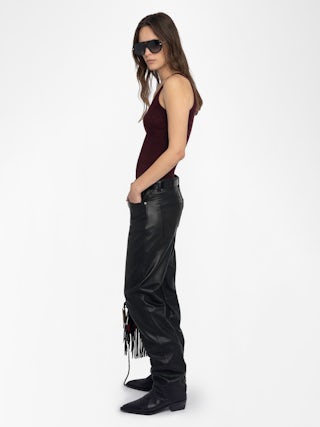 Débardeur Nora 100% Cachemire - Débardeur à côtes col V.