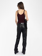 Nora Tank Top 100% Cashmere - V-neck ribbed vest top.