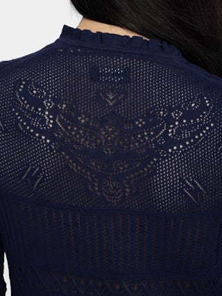 Top Mem - Top en coton pointelle.