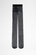 Collants ZV Résille Fogal X Zadig&Voltaire - Collants en résille noire Femme Fogal X Zadig&Voltaire