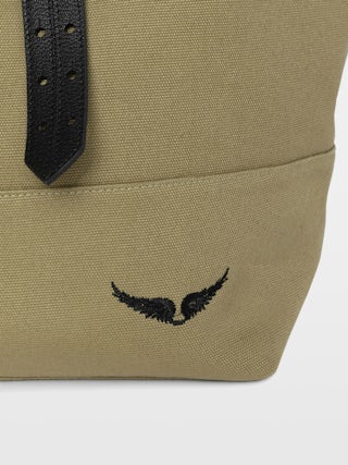 Sac Z Camp Tote - Sac cabas en toile style militaire, avec ailes signature.