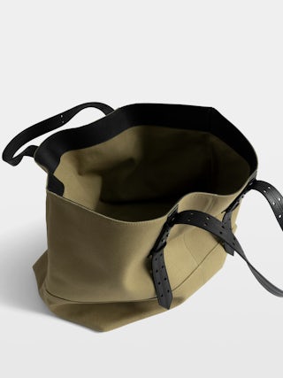 Sac Z Camp Tote - Sac cabas en toile style militaire, avec ailes signature.