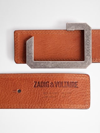 Ceinture La Reversible - Ceinture réversible en cuir.