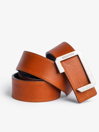 Ceinture La Reversible - Ceinture réversible en cuir.