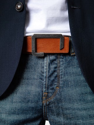 Ceinture La Reversible - Ceinture réversible en cuir.