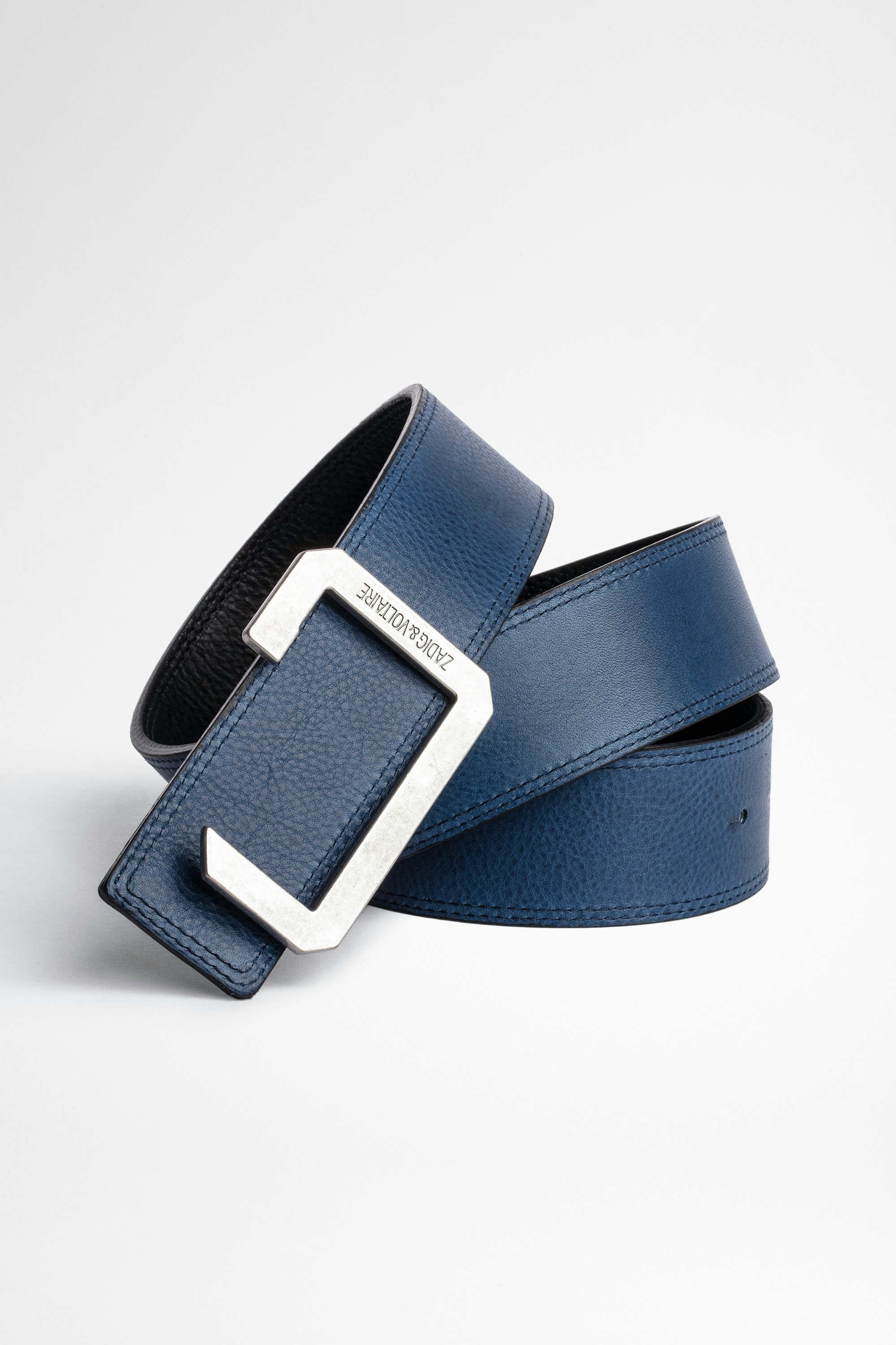 The Reversible レザーベルト Men's reversible leather belt
