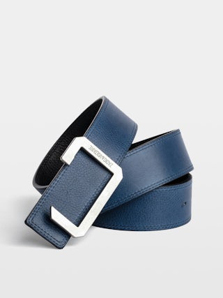 Belt La Reversible 40mm - Reversible leather belt.