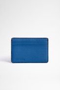 ZV Initiale Nyro Card Holder Leather - Men's grained leather card holder in black