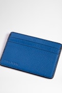 ZV Initiale Nyro Card Holder Leather - Men's grained leather card holder in black