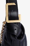Le Cecilia XS Bag - Women’s small Le Cecilia bag in navy blue grained leather
