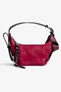 Borsa Le Cecilia XS - Borsa piccola Le Cecilia in pelle rosa fucsia donna