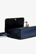 Sac ZV Initiale Le City - Sac ZV Initiale Le City en cuir lisse bleu marine femme