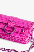 Bolso Kate Wallet Croco - Bolso de mujer Kate Wallet Croco en fucsia