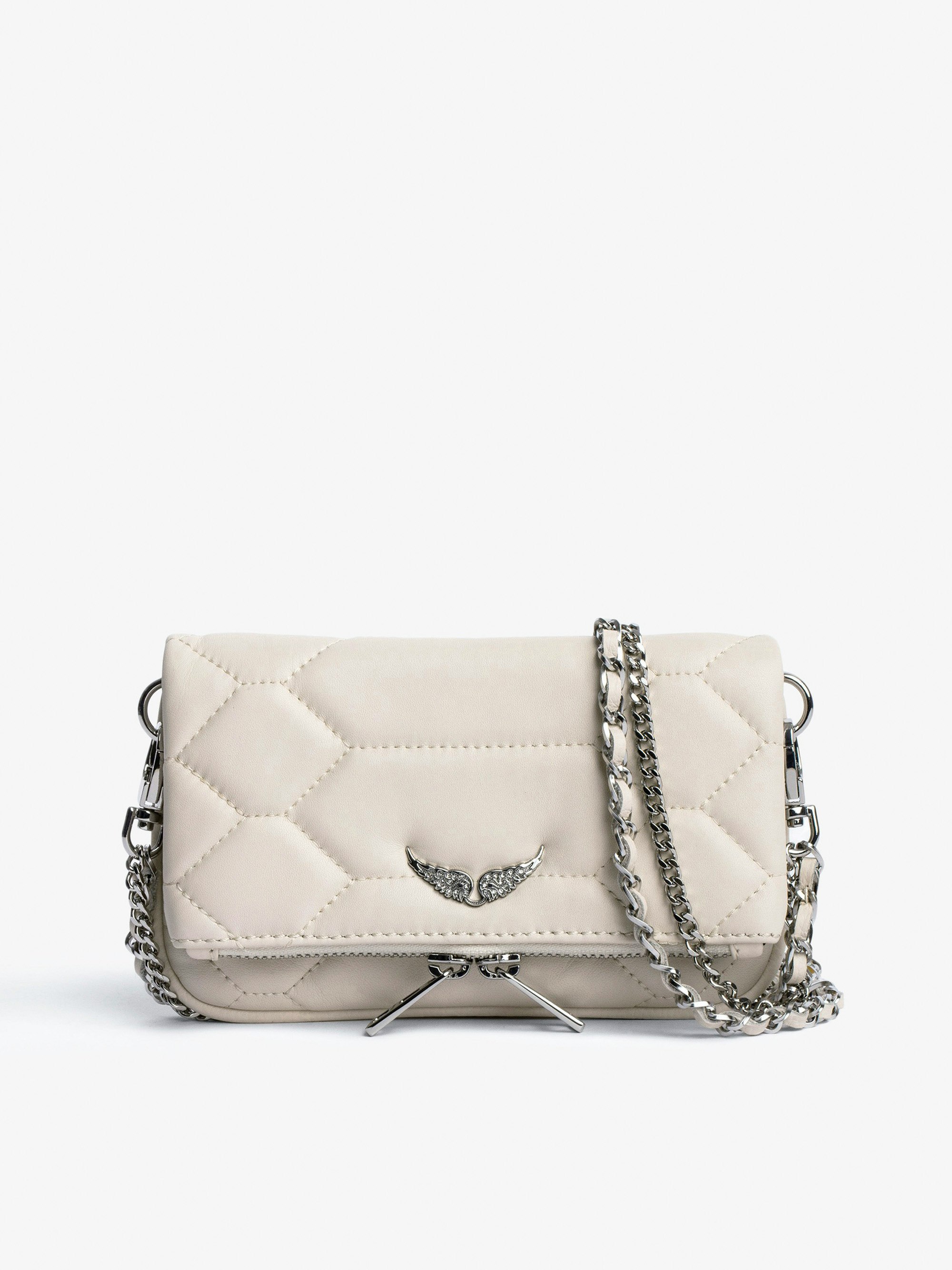 Rock Nano Quilted Clutch - Quilted leather Rock Nano clutch.