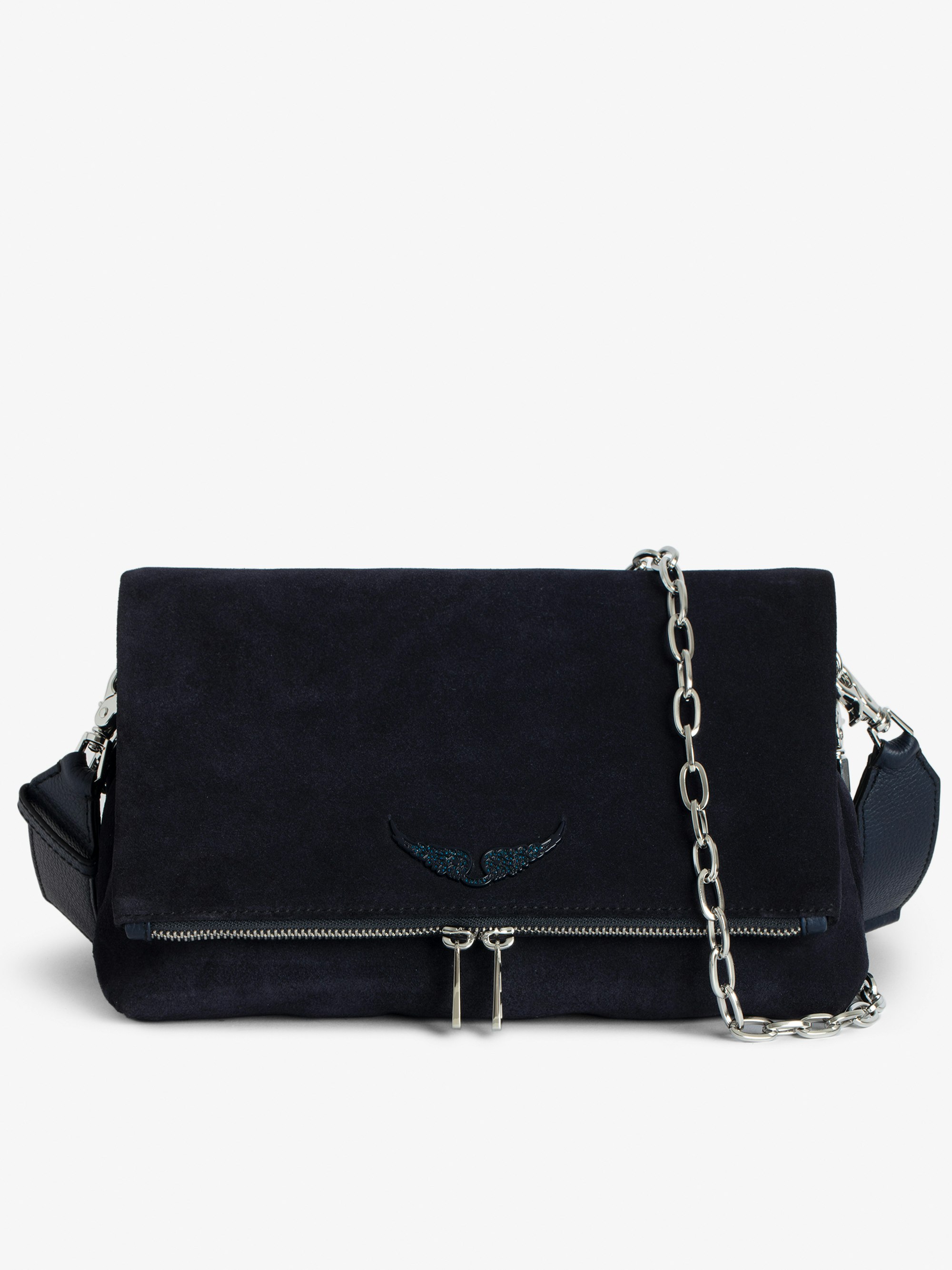 Rocky Suede Bag bag navy women Zadig Voltaire