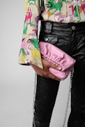 Rockyssime XS Bag - Women’s small bag in pink lambskin.