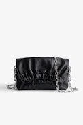 Borsa Rockyssime XS - Borsa in pelle di agnello nera, donna.