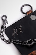 Kate bag - Women's snakeskin-effect brown leather bag. Buying this product, you support a responsible leather production through Leather Working Group.