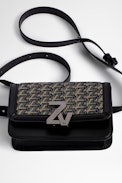ZV Initiale Le Belt Bag - Women's leather and ZV jacquard belt bag