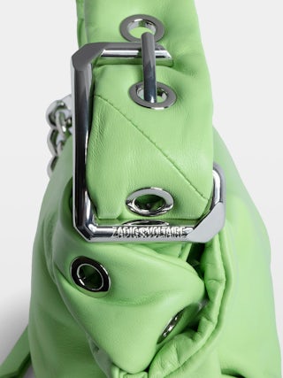 Le Cecilia XS Obsession Bag - Smooth leather bag with metallic C buckle.