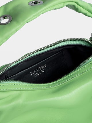 Le Cecilia XS Obsession Bag - Smooth leather bag with metallic C buckle.