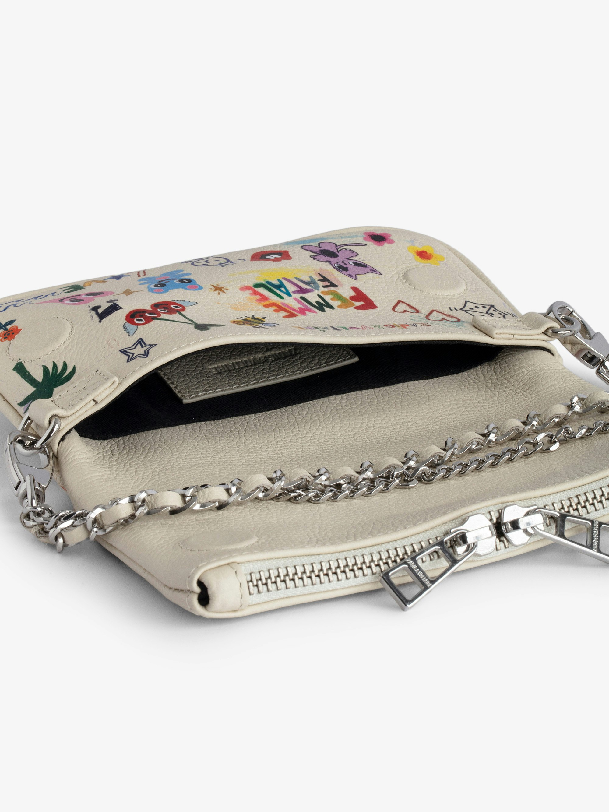Pochette Rock Nano mini bag white women | Zadig&Voltaire