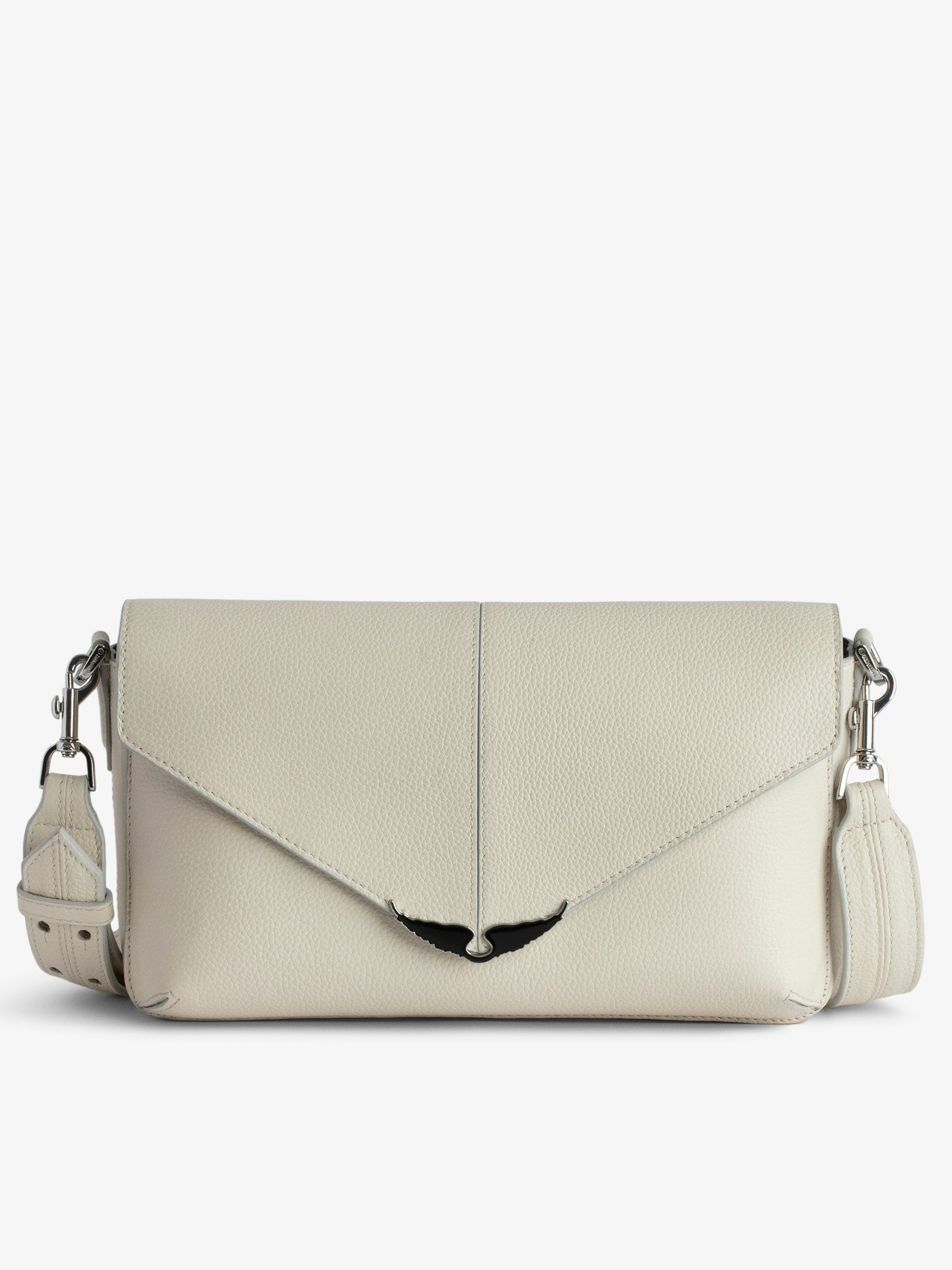 Borderline Daily Bag - Women’s Flash grained leather bag with shoulder strap and lacquered wings signature.