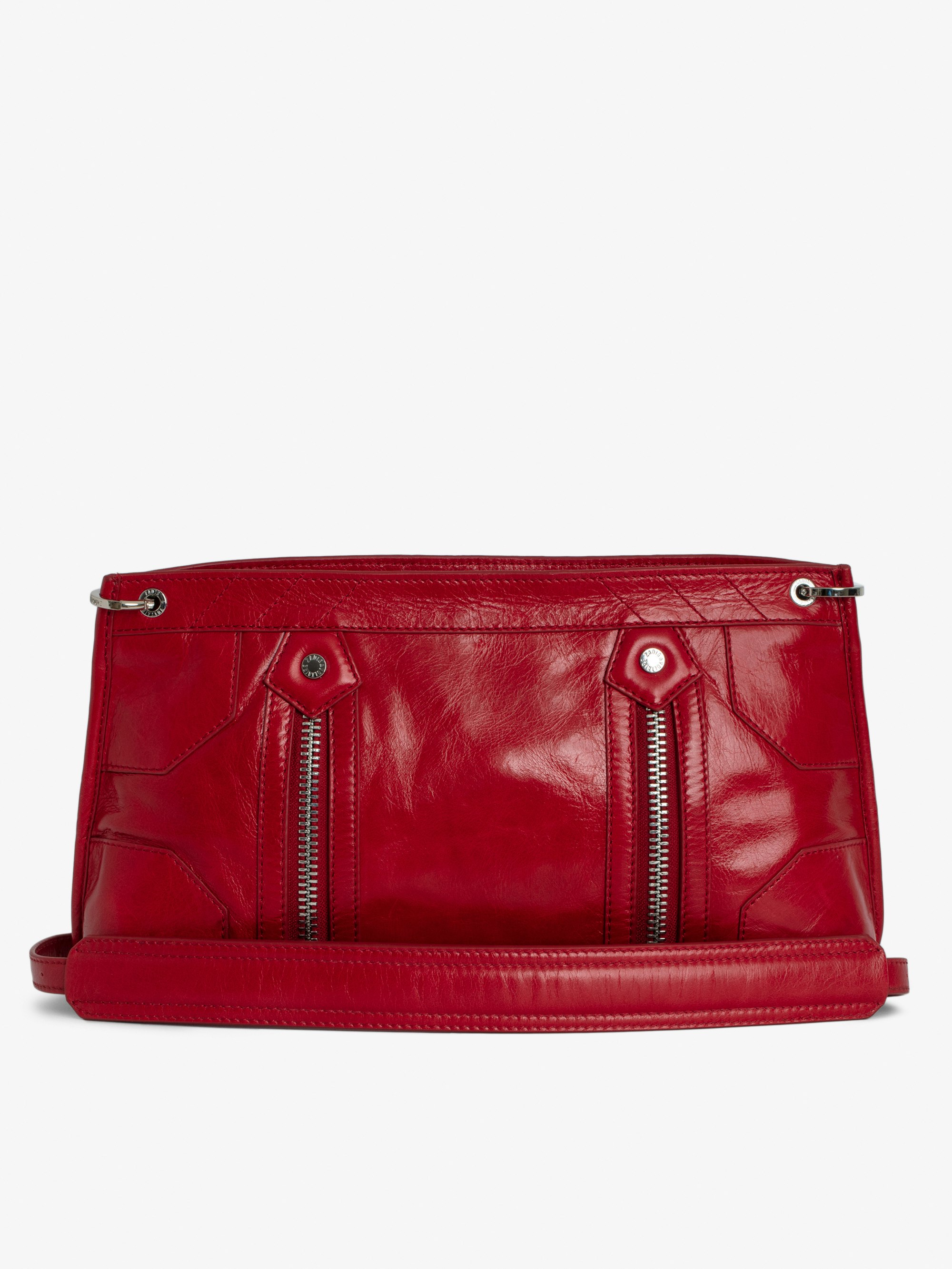 Rock Black Leather Clutch | Zadig&Voltaire