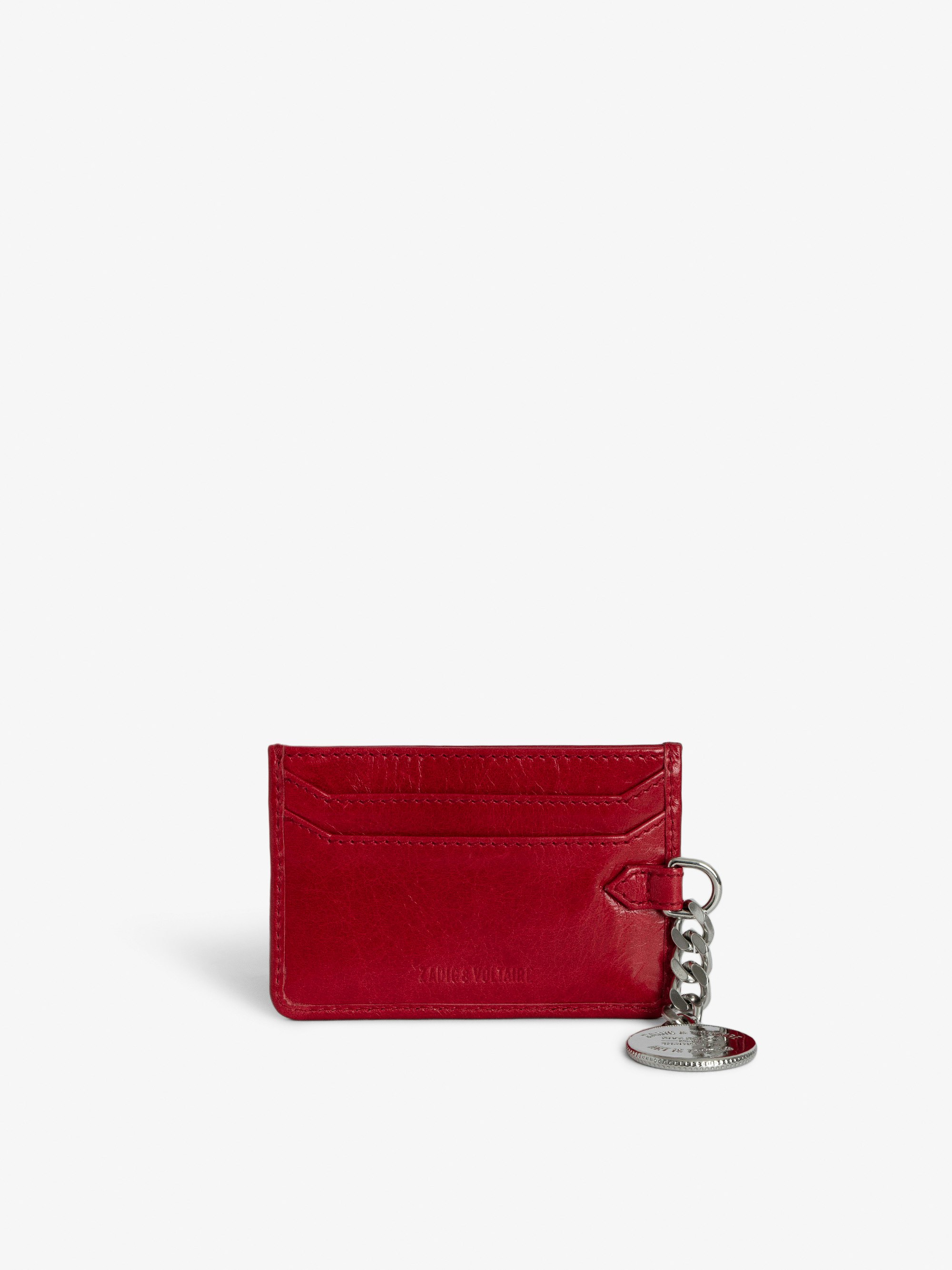 カードケース・名刺入れ Sunny Pass Card Holder - Zadig & Voltaire - Leather - Red Zadig & Voltaire Sunny Card Card Holder in Red | Lyst