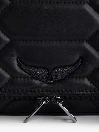 Pochette Rock Trapuntata - Pochette rock iconica in pelle trapuntata.