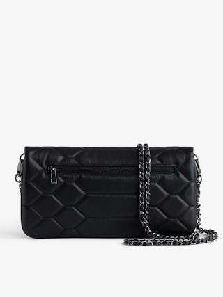 Pochette Rock Trapuntata - Pochette rock iconica in pelle trapuntata.