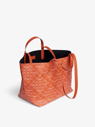 Z Shopper XL Monogram Bag - Z XL monogram shopper bag in coated canvas with double handles and interior pocket.