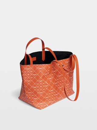 Z Shopper XL Monogram Bag - Z XL monogram shopper bag in coated canvas with double handles and interior pocket.