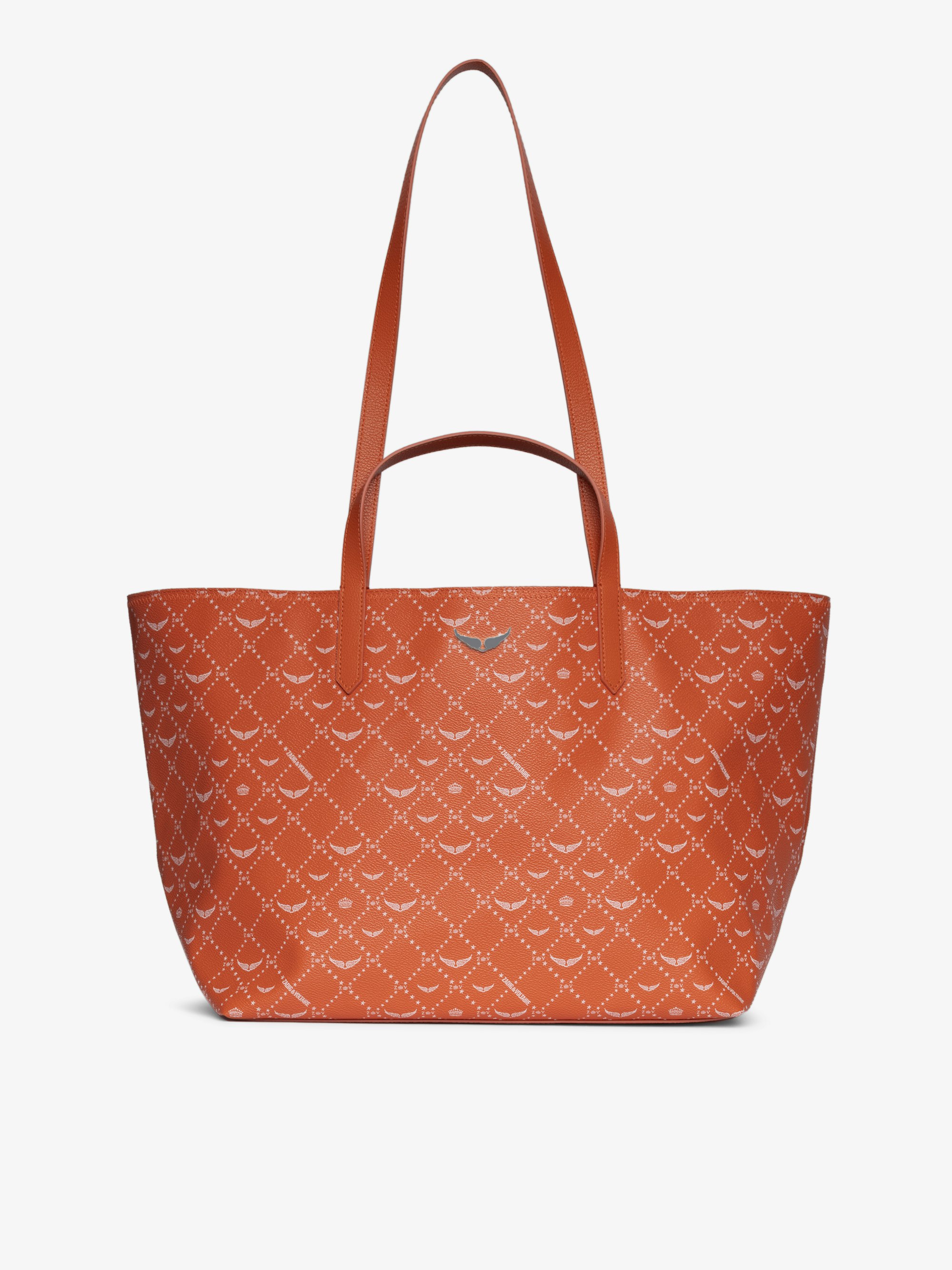 Z Shopper XL Monogram Bag - Z XL monogram shopper bag in coated canvas with double handles and interior pocket.