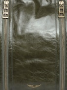 Sunny Hobo Vintage Patent Bag - Hobo bag in vintage-inspired patent leather with wing signature.