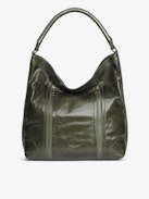 Sunny Hobo Vintage Patent Bag - Hobo bag in vintage-inspired patent leather with wing signature.