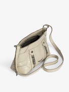 Sunny Mood Vintage Patent Bag - Small vintage-inspired patent leather bag with adjustable shoulder strap and wing signature.