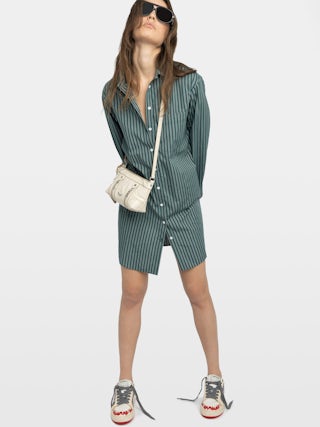 Sac Sunny Mood Vintage Patent - Petit sac en cuir vernis effet inspiré vintage, à bandoulière ajustable et signature ailes.