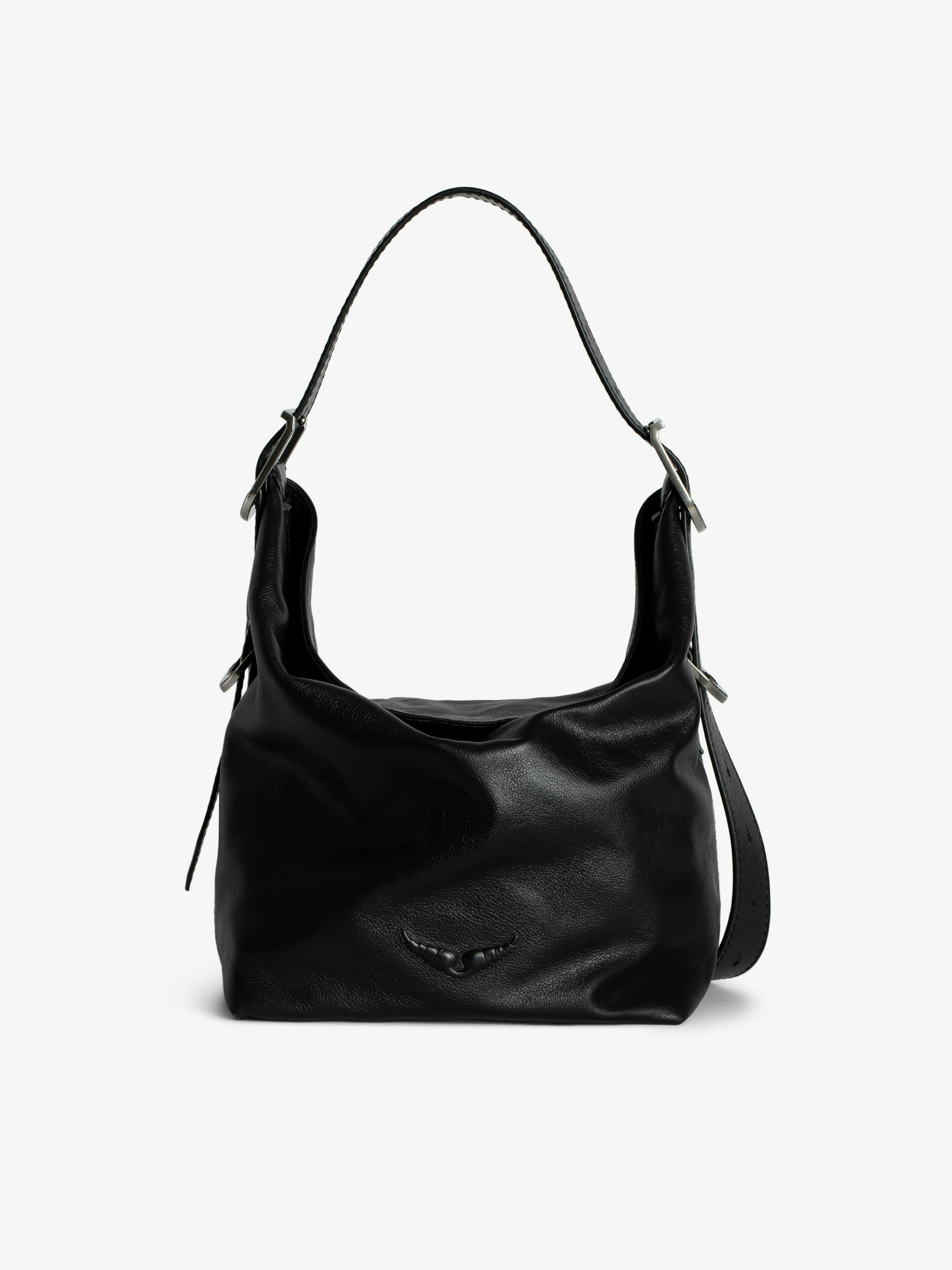 Sac Jane - Sac en cuir, à bandoulière ajustable et signature ailes débossées.